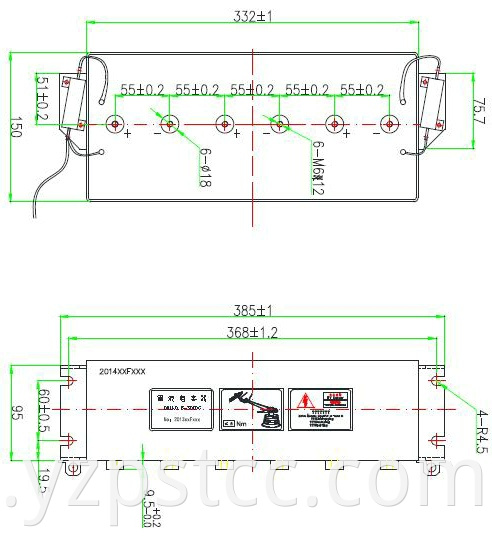 800VDC DC-Link capacitor customized